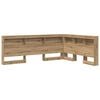 vidaXL Storage Headboard Artisan Oak Engineered Wood