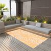 vidaXL Outdoor Carpet ARAKIL Orange and White 160x230 cm PP