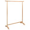 vidaXL Clothes Rack 125x175 cm Solid Oak Wood