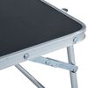 vidaXL Folding Camping Table Grey Aluminium 60x40 cm