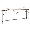 vidaXL Console Table Artisan oak 200 x 29 x 75 cm