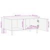 vidaXL Coffee Table 80x50x40 cm Solid Wood Acacia
