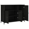 vidaXL Sideboard Black 100x35x75 cm Engineered Wood