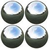vidaXL Mirror Ball 4 pcs &Oslash; 10.5 cm Silver Stainless Steel 201