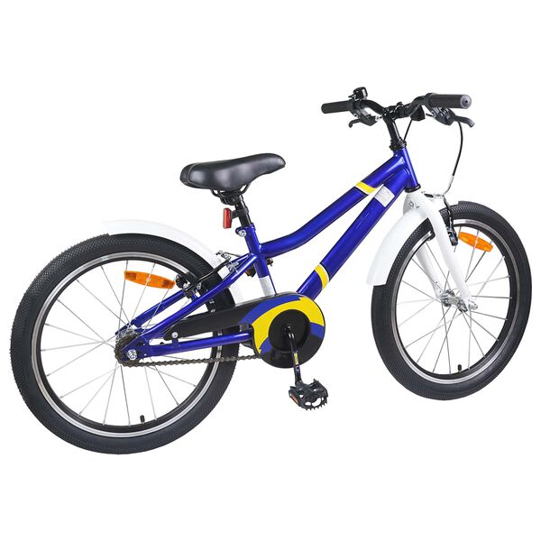 vidaXL Kids Bike 20'' for 6-11 Years Old Blue White