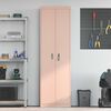 vidaXL Storage Cabinet 2 pcs Pink 60 x 40 x200 cm Cold-Rolled Steel