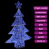 vidaXL Christmas Tree with 100 LEDs Blue 122 cm Acrylic