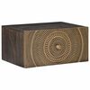 vidaXL Bedside Cabinet Brass 40 x 30 x 20 cm