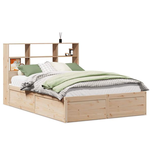 vidaXL Bed Frame without Mattress 160x200 cm Solid Wood Pine