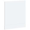 vidaXL Dishwasher Panel Porto High Gloss White 60x1.5x67 cm Engineered Wood