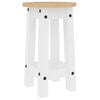 vidaXL 5 Piece Bar Set White Solid Wood Pine