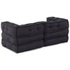 vidaXL Modular Sofa 2 pcs Anthracite 140 x 70 x 56 cm Fabric