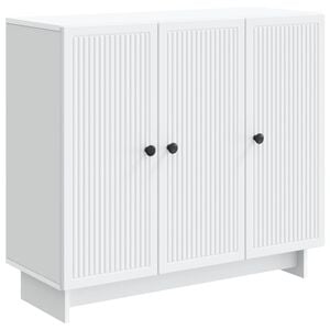 vidaXL Sideboard White 89 x 34.5 x 80 cm Engineered Wood