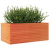 vidaXL Garden Planter Wax Brown 110x60x45.5 cm Solid Wood Pine