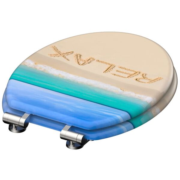 SCH&Uuml;TTE Toilet Seat with Soft-Close RELAX