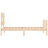 vidaXL Bed Frame without Mattress 100x200 cm Solid Wood Pine