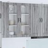 vidaXL Kitchen Cabinet Grey Sonoma 40 x 31 x 100 cm Engineered Wood