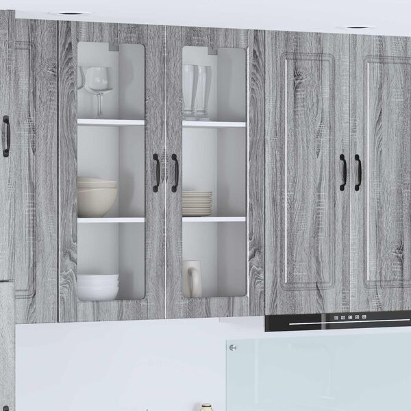 vidaXL Kitchen Cabinet Grey Sonoma 40 x 31 x 100 cm Engineered Wood