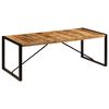 vidaXL Dining Table 220x100x75 cm Solid Mango Wood