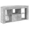 vidaXL Corner LED TV Cabinet Concrete Grey 103 x 40 x 50 cm