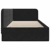 vidaXL Corner Bed Frame with Headboard Black 100 x 200 cm Velvet