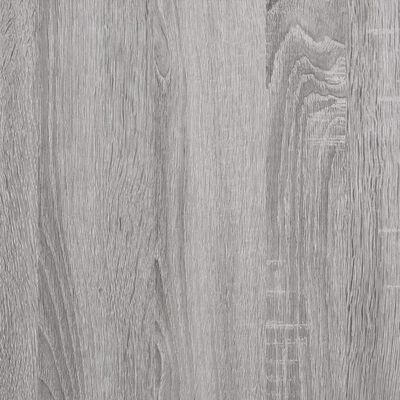 vidaXL Wall Shelves 8 pcs Grey Sonoma 40x20x1.5 cm Engineered Wood