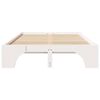vidaXL Bed Frame White 120 x 190 cm Solid Pine Wood