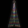 vidaXL LED Christmas Tree 339 LEDs Colorful 187 cm
