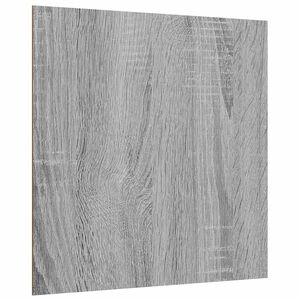 vidaXL Decor Panels 12 pcs Grey sonoma 30 x 30 x 0.3 cm
