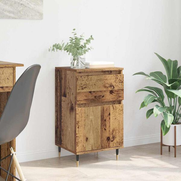 vidaXL Sideboard Old Wood 40 x 35 x 70 cm Engineered Wood and Iron