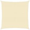 vidaXL Sunshade Sail 160 g/m&sup2; Cream 5x5 m HDPE