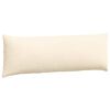 vidaXL Sofa Pillows 2 pcs Cream 120 x 40 cm Corduroy Fabric