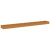 vidaXL Garden Raised Bed 770x100x36 cm Corten Steel