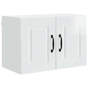 vidaXL Wall Cabinet PORTO High Gloss White 60 x 31 x 40 cm