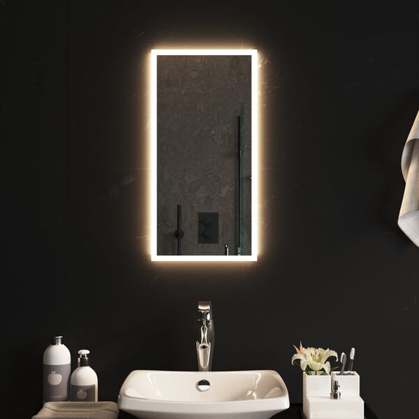 vidaXL LED Bathroom Mirror 30x60 cm