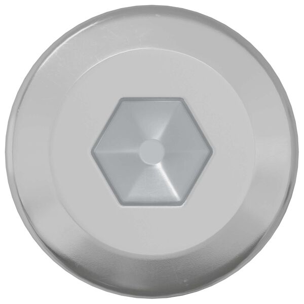 vidaXL Lock Screw Plain 2 pcs Silver M6 x 35 mm Steel