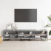 vidaXL TV Cabinet Grey Sonoma 180x34x41 cm Engineered Wood