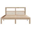 vidaXL Bed Frame with Headboard without Mattress 120x200 cm