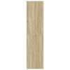 vidaXL Wardrobe Sonoma Oak 80x50x200 cm Engineered Wood