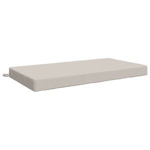 vidaXL Seat Cushion SOEST 100% Polyester White 120 x 80 x 10 cm