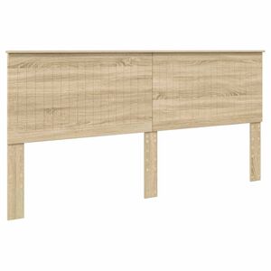 vidaXL Headboard with Headboard Sonoma Oak 200 cm Engineered wood