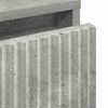 vidaXL Bedside Table Concrete grey 63.5 x 36 x 61 cm Engineered wood
