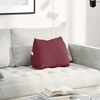 vidaXL Back Pillow Wine Red 45 x 20 x 35 cm Fabric
