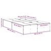 vidaXL Storage Bed Frame Artisan Oak 120 x 200 cm Engineered Wood