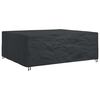 vidaXL Furniture Cover Plain Black 300 x 250 x 100 cm 600D