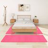 vidaXL Bed Carpets Shaggy High Pile 3 pcs Pink