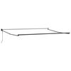 vidaXL Retractable Awning Anthracite and White 4.5x3 m Fabric&Aluminium