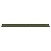 vidaXL Floating Shelf 2 pcs Olive Green 100 x 18 x 2.5 cm Steel