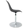 vidaXL Swivel Dining Chairs 6 pcs Grey PP