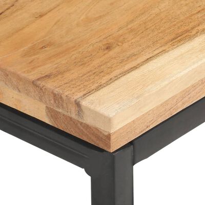 vidaXL Side Table 40x40x35 cm Solid Acacia Wood
